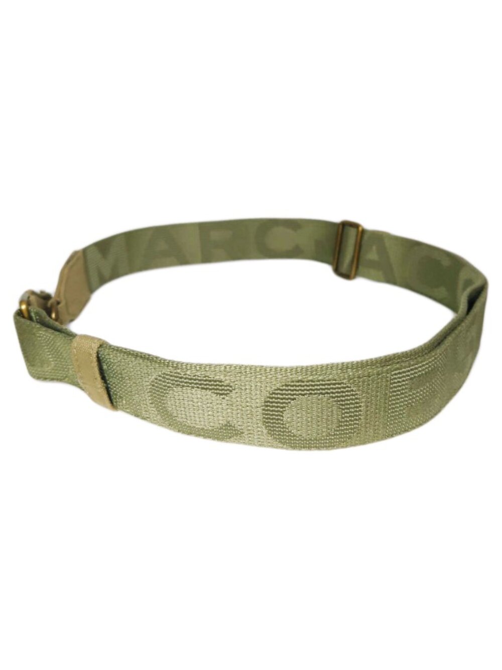 Marc Jacobs Army Green Woven & Canvas Bag Shoulder Strap